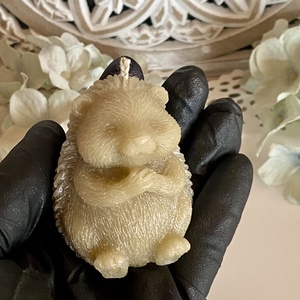 Méhviasz gyertya-Nyuszi család - esküvő - dekoráció - gyertya & gyertyatartó - Meska.hu