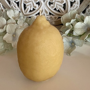 Méhviasz gyertya-citrom - Meska.hu