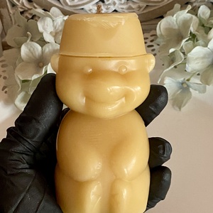 Méhviasz gyertya-Maciméz - esküvő - dekoráció - gyertya & gyertyatartó - Meska.hu