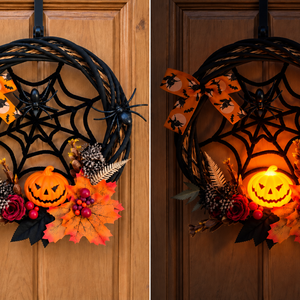 Halloweeni koszorú - Meska.hu