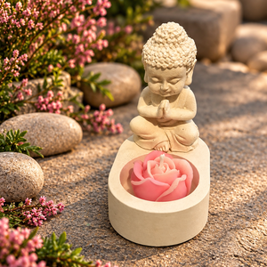 Buddhás mécsestartó - otthon & életmód - gyertya, illat, aroma - mécses és mécsestartó - Meska.hu