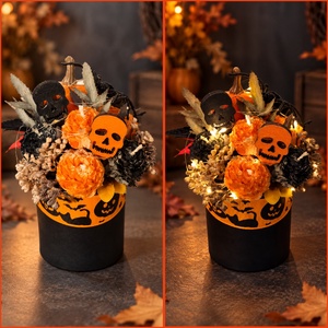 Halloweeni asztaldísz - Meska.hu