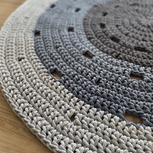 Horgolt szőnyeg - otthon & életmód - lakástextil - szőnyeg - horgolt szőnyeg - Meska.hu