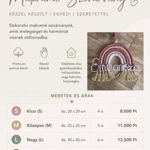 Szivárvány dekoráció - baba - mama - babaszoba dekoráció - babanév dekoráció - Meska.hu