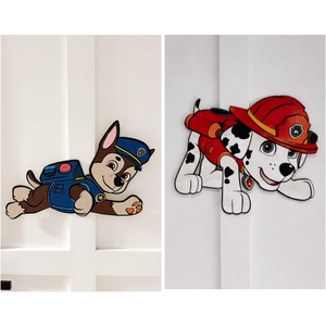 Mancs őrjárat ajtótábla fara dekoráció gyerekszoba  - Meska.hu