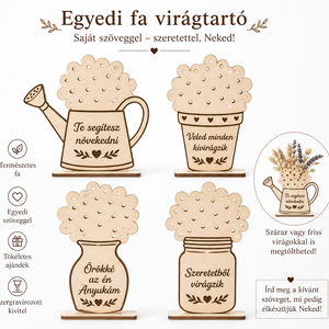Egyedi fa virágtartó – lyukacsos design, saját gyereknap kreatív ajándék kiránduláshoz, Otthon & Életmód, Dekoráció, Asztal és polc dekoráció, Gravírozott táblák, Gravírozás, pirográfia, Különleges, saját készítésű fa dekoráció, amelybe valódi vagy száraz virágokat szúrhatsz.
A letiszt..., MESKA