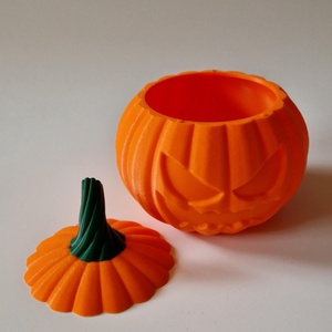 Halloween tök díszdoboz - otthon & életmód - dekoráció - halloween - halloweeni dekoráció - Meska.hu