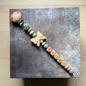 Cumilánc #05 Karamell Zsálya, Baba - mama, Baba játékok, Cumilánc, Csomózás, Gyöngyfűzés, gyöngyhímzés, MESKA