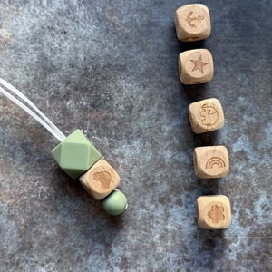 CHARM #07 kulcstartóra vagy táskadísznek  - baba - mama - babaemlékek - baba emlékőrző - Meska.hu