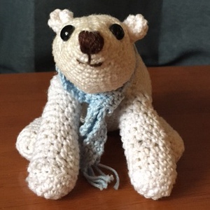Jegor a jegesmedve - horgolt amigurumi figura - Meska.hu
