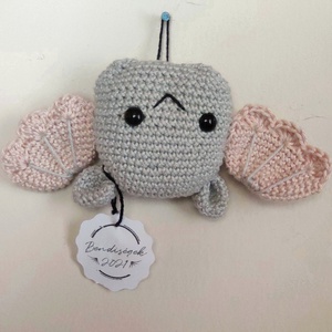 Elemér a denevér - horgolt amigurumi figura - Meska.hu