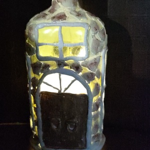 Házikó - otthon & életmód - dekoráció - asztal és polc dekoráció - díszüveg - Meska.hu