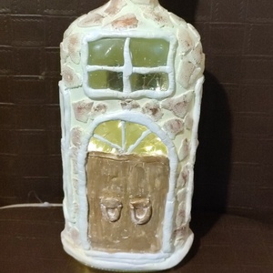 Házikó - otthon & életmód - dekoráció - asztal és polc dekoráció - díszüveg - Meska.hu