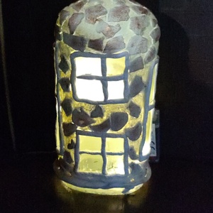 Házikó - otthon & életmód - dekoráció - asztal és polc dekoráció - díszüveg - Meska.hu