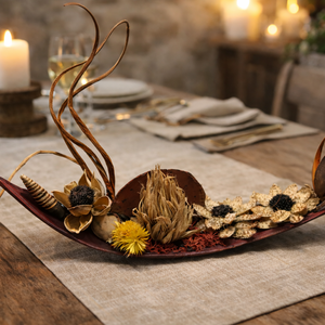 Asztali dekoráció, Karácsony, Karácsonyi lakásdekoráció, Karácsonyi lakásdíszek, Virágkötés, MESKA