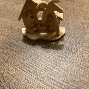 Mini betlehem  - karácsony - karácsonyi lakásdekoráció - karácsonyi lakásdíszek - Meska.hu