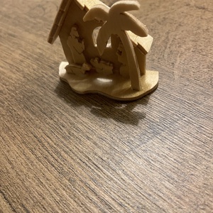 Mini betlehem  - karácsony - karácsonyi lakásdekoráció - karácsonyi lakásdíszek - Meska.hu