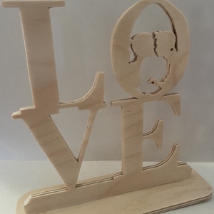 Love asztaldísz - otthon & életmód - dekoráció - asztal és polc dekoráció - asztaldísz - Meska.hu