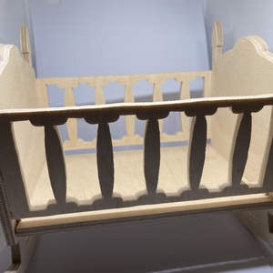 Baba játék kis bölcső  - játék & sport - baba & babaház - baba - Meska.hu