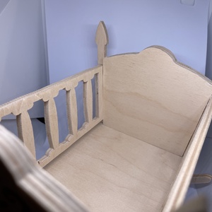 Baba játék kis bölcső  - játék & sport - baba & babaház - baba - Meska.hu