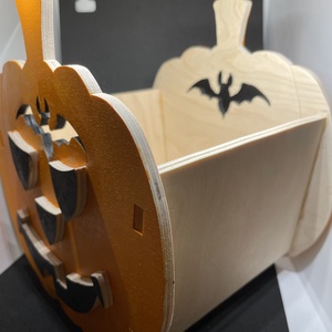 Tök tároló doboz - otthon & életmód - dekoráció - halloween - halloweeni dekoráció - Meska.hu