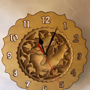 Madárkás falióra, Otthon & Életmód, Dekoráció, Fali és függő dekoráció, Falióra & óra, Famegmunkálás, MESKA