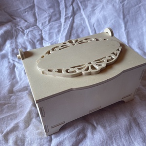 Fa doboz nyitható tetővel - esküvő - emlék & ajándék - doboz - Meska.hu