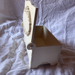 Fa doboz nyitható tetővel - esküvő - emlék & ajándék - doboz - Meska.hu