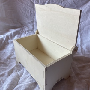 Fa doboz nyitható tetővel - esküvő - emlék & ajándék - doboz - Meska.hu