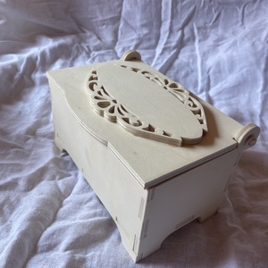 Fa doboz nyitható tetővel - esküvő - emlék & ajándék - doboz - Meska.hu