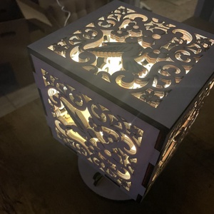 Madaras hangulat lámpa - otthon & életmód - lámpa - asztali lámpa - Meska.hu