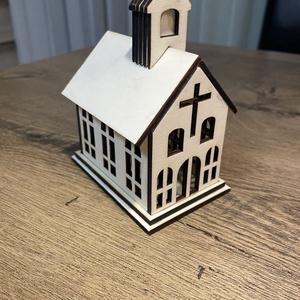 Mini templom  - esküvő - dekoráció - asztaldísz - Meska.hu