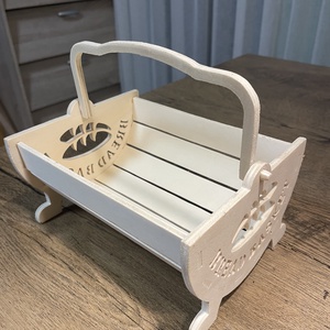 Két személyes kenyérkosár , Otthon & Életmód, Konyhafelszerelés, tálalás, Konyhai tárolás, Kenyértartó, Famegmunkálás, MESKA