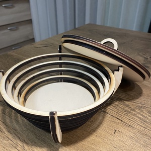 Fedeles asztali tároló - kellékek & szerszámok - hobby fa alapanyag - tároló - Meska.hu