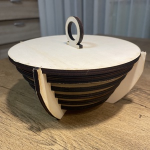 Fedeles asztali tároló - kellékek & szerszámok - hobby fa alapanyag - tároló - Meska.hu