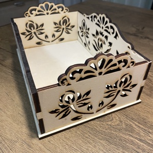 Asztali nagy troló - kellékek & szerszámok - hobby fa alapanyag - tároló - Meska.hu