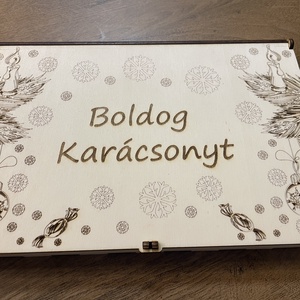 Karácsonyfa díszek dobozban - Meska.hu