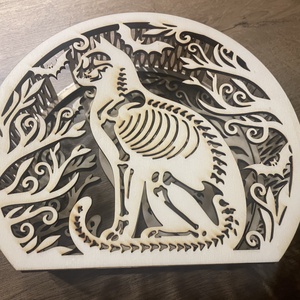 Cicás asztali hangulatfény - otthon & életmód - gyertya, illat, aroma - mécses és mécsestartó - Meska.hu