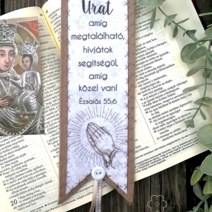 Könyvjelző bibliai idézettel - Meska.hu