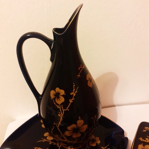 Hollóházi porcelán kancsó, együttes - művészet - más művészeti ág - Meska.hu