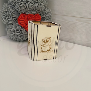 Gravírozott ceruzatartó - otthon & életmód - papír, írószer - ceruza & toll - Meska.hu