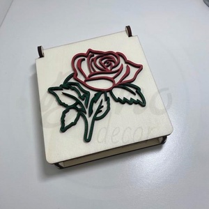 Ajándék/ékszerdoboz, Otthon & Életmód, Dekoráció, Asztal és polc dekoráció, Díszdoboz, Gravírozás, pirográfia, MESKA