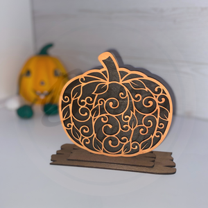 Tök dekoráció, Otthon & Életmód, Dekoráció, Halloween, Halloweeni dekoráció, Gravírozás, pirográfia, Festett tárgyak, MESKA