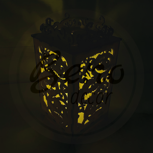 Halloween-i tök mintás lámpás - otthon & életmód - dekoráció - halloween - halloweeni tök - Meska.hu