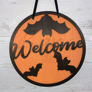 Halloween-i ajtódísz - Meska.hu