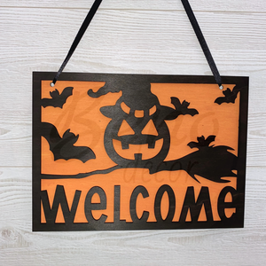 Halloween-i ajtódísz - Meska.hu