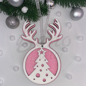 Karácsonyfadísz - karácsonyfa mintával, Karácsony, Karácsonyi lakásdekoráció, Karácsonyfadíszek, Gravírozás, pirográfia, MESKA