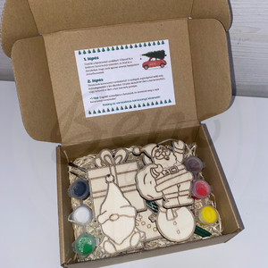 Karácsonyfadísz kifestő - karácsony - karácsonyi lakásdekoráció - karácsonyfadíszek - Meska.hu