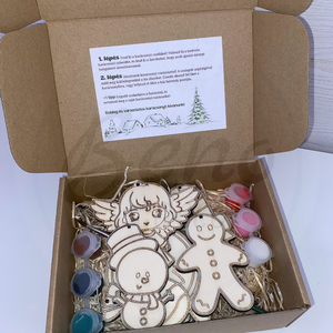 Karácsonyfadísz kifestő - karácsony - karácsonyi lakásdekoráció - karácsonyfadíszek - Meska.hu