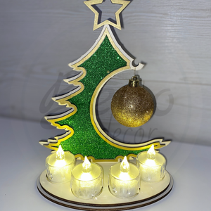 Karácsonyfa dekoráció  - karácsony - karácsonyi lakásdekoráció - karácsonyi lakásdíszek - Meska.hu